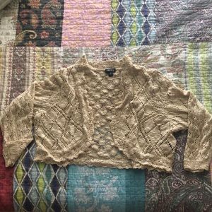 Torrid, lightweight shrug.